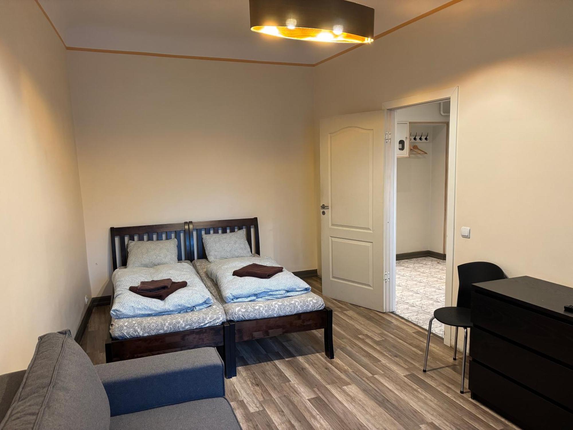 Aparthotel 리가 외부 사진 A room at the hostel