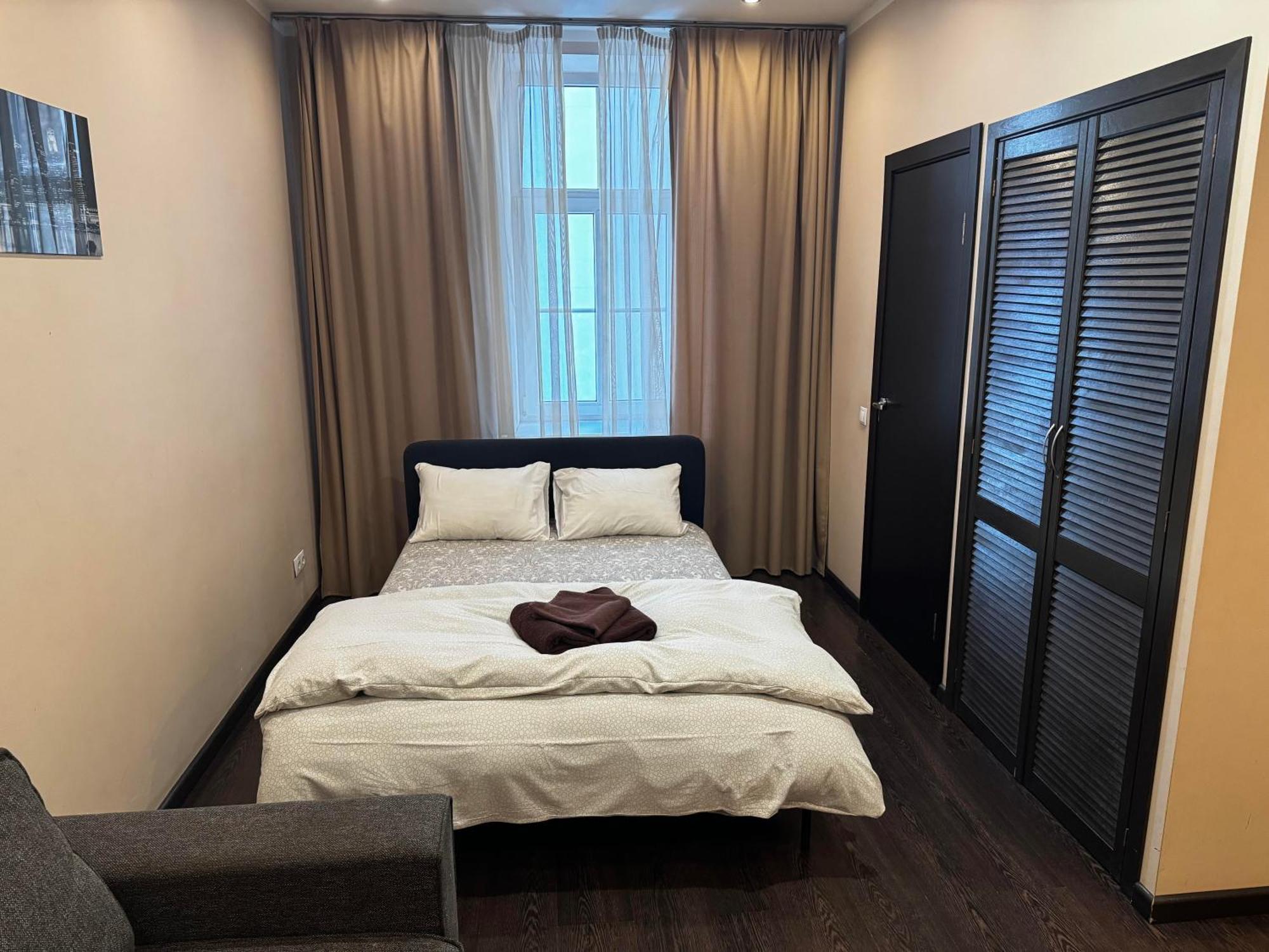 Aparthotel 리가 외부 사진 A room at the hotel