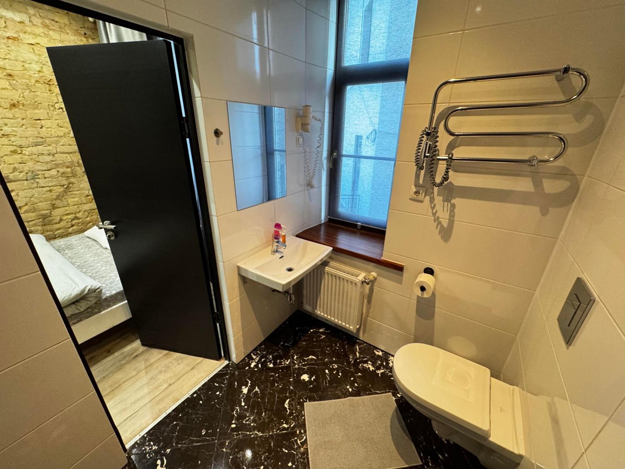 Aparthotel 리가 외부 사진 Bathroom